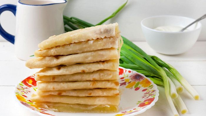 Кыстыбый с картофелем