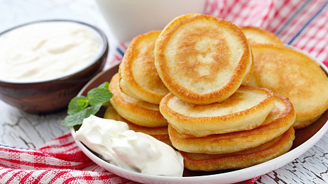 Оладьи из манки